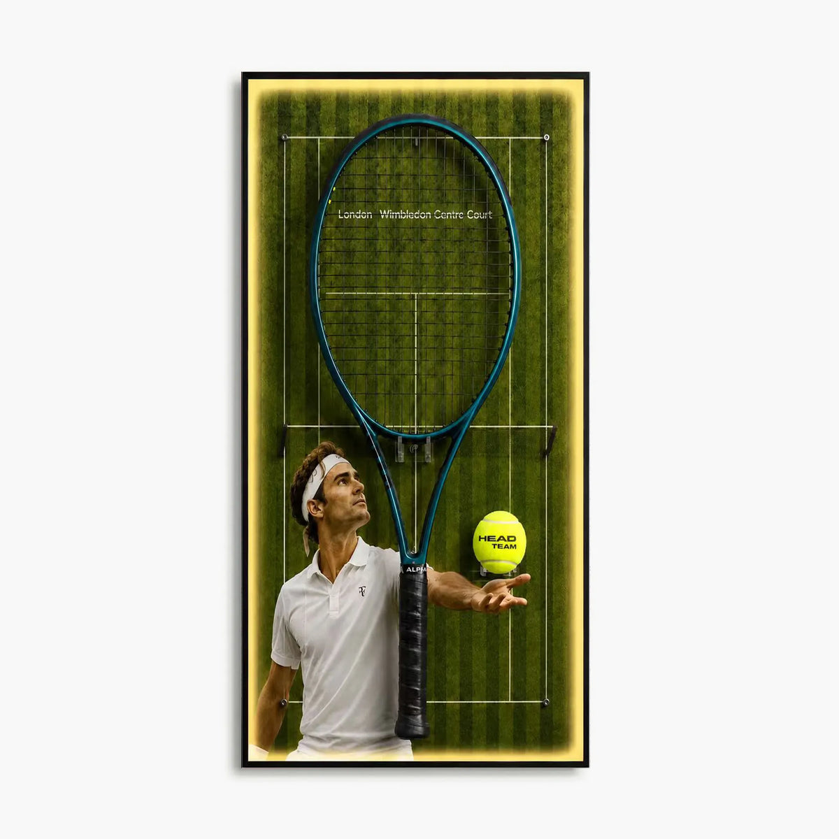 Custom Tennis Racket Display Board