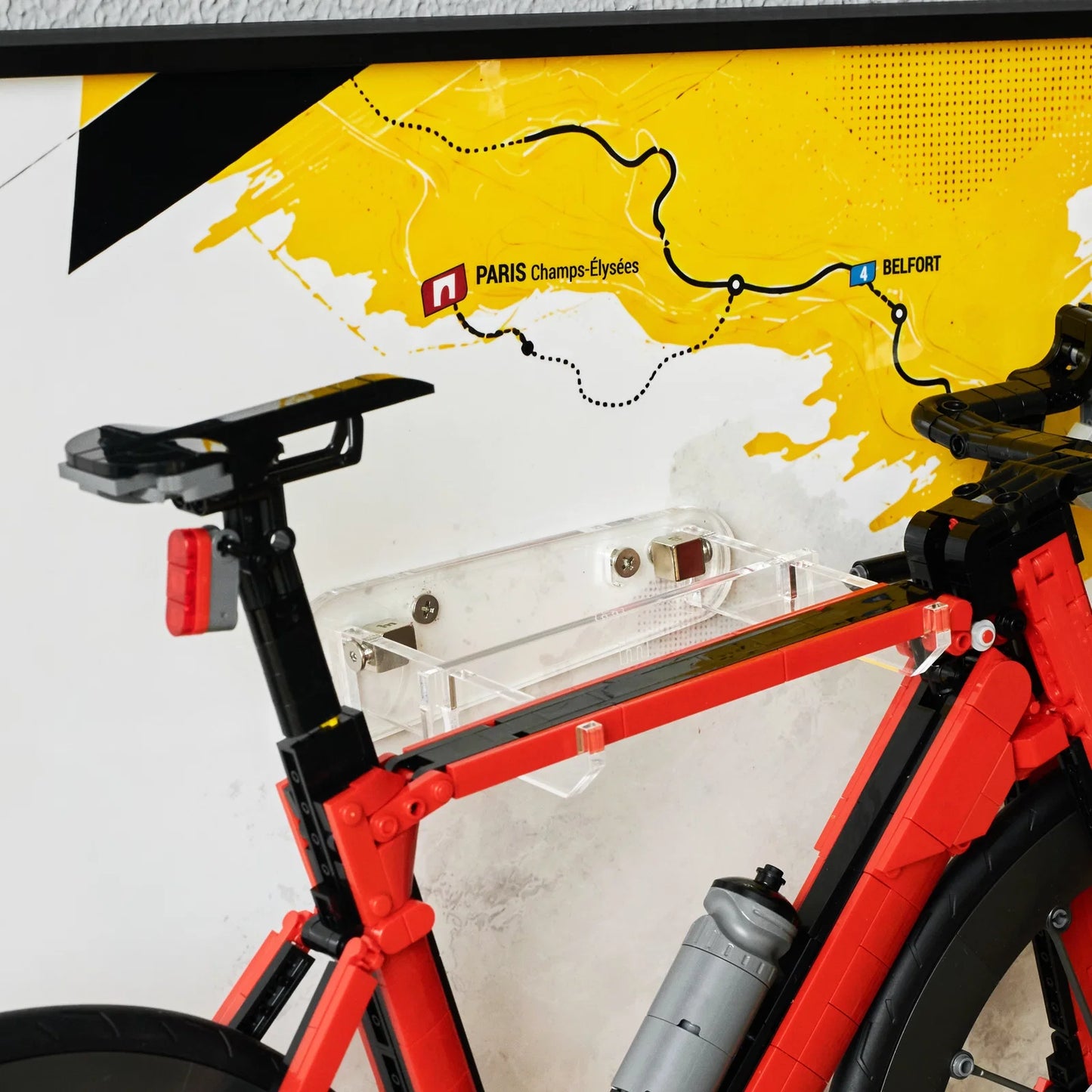 Wall Mounted Display Frame for LEGO® Icons 11380 Road Bike