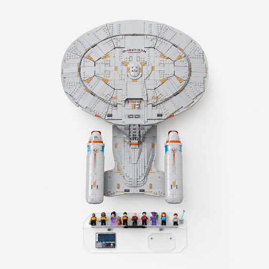 Wall Mount Display for LEGO® ICONS 10356 Star Trek: U.S.S. Enterprise NCC-1701-D™
