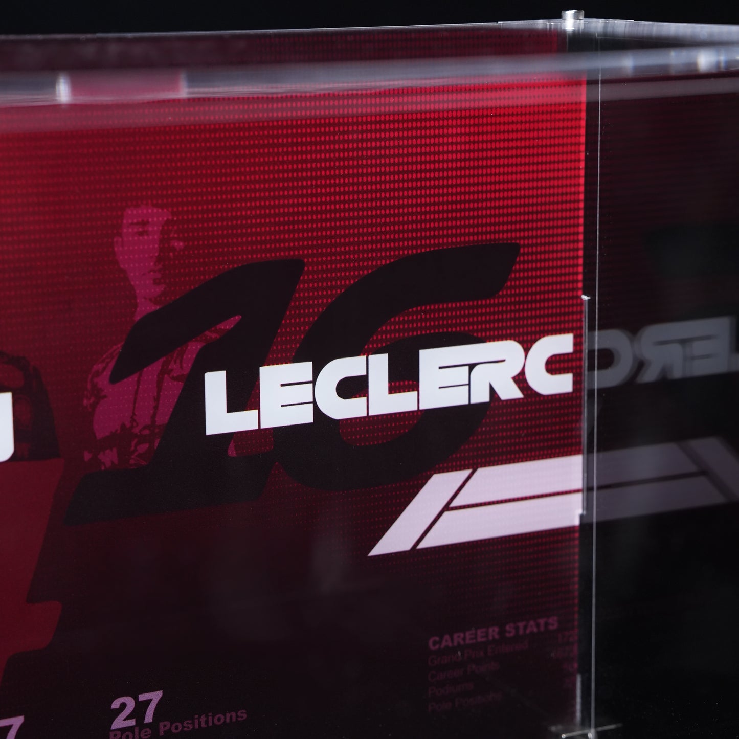 Premium Acrylic Wall Mount Display Case for LEGO® F1 Ferrari Team Helmets 43014 & 43022