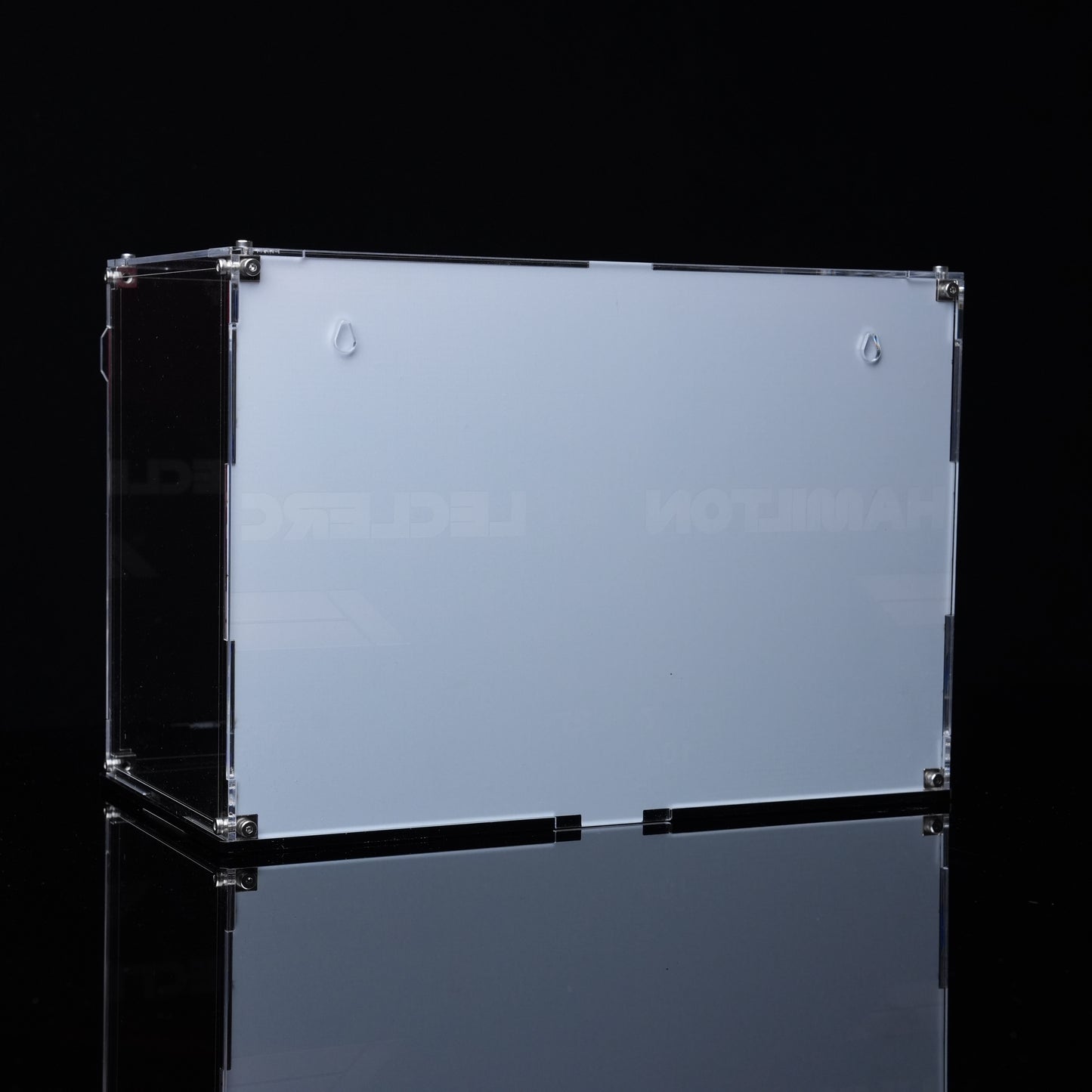 Premium Wall Mount Display Case For LEGO F1 helmets