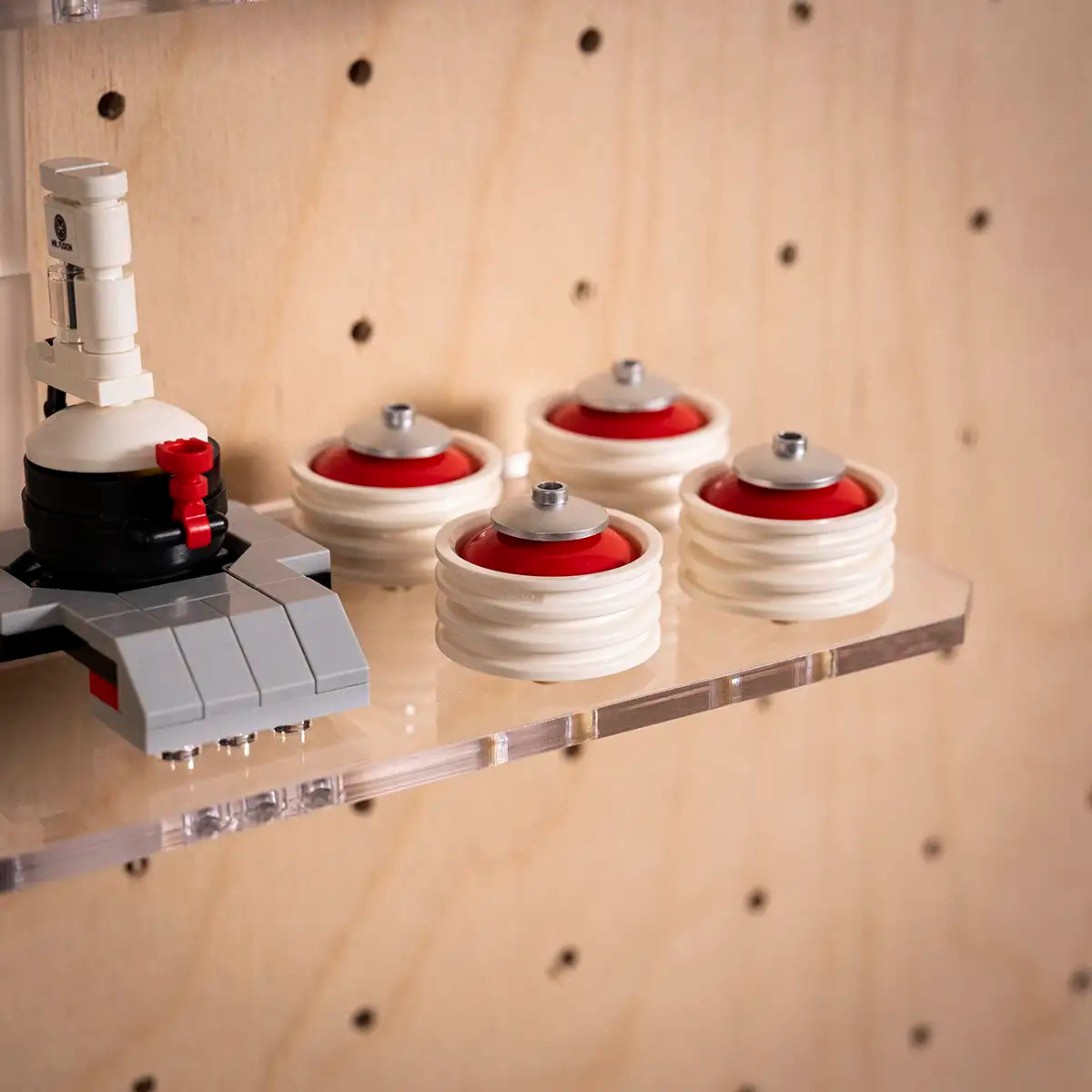 Wall Mount for LEGO 10300 Back to the Future Time Machine