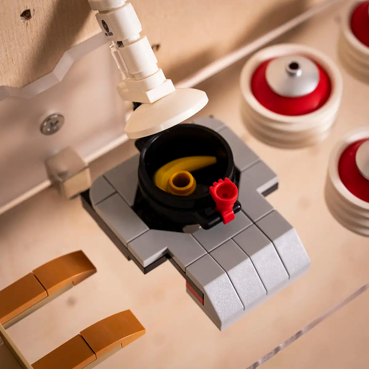 Wall Mount for LEGO 10300 Back to the Future Time Machine