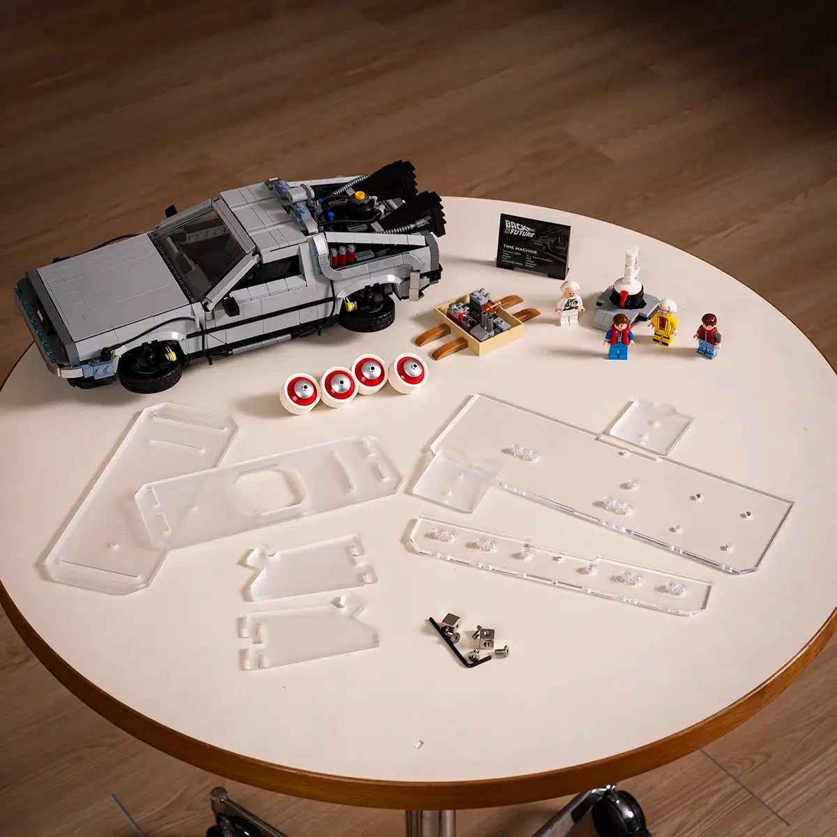 Wall Mount for LEGO 10300 Back to the Future Time Machine