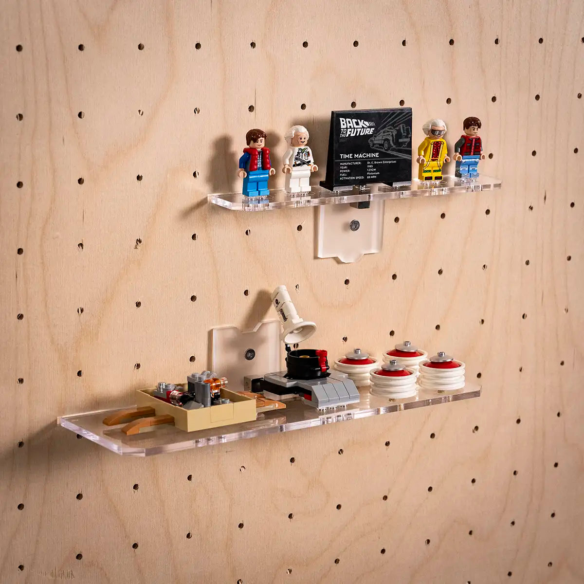 Wall Mount for LEGO 10300 Back to the Future Time Machine