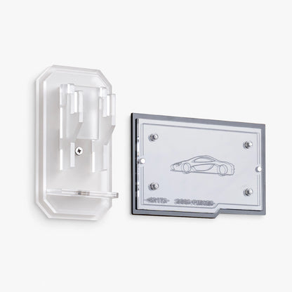 Acrylic Wall Mount for LEGO Technic 42172 McLaren P1 with Display Plaque