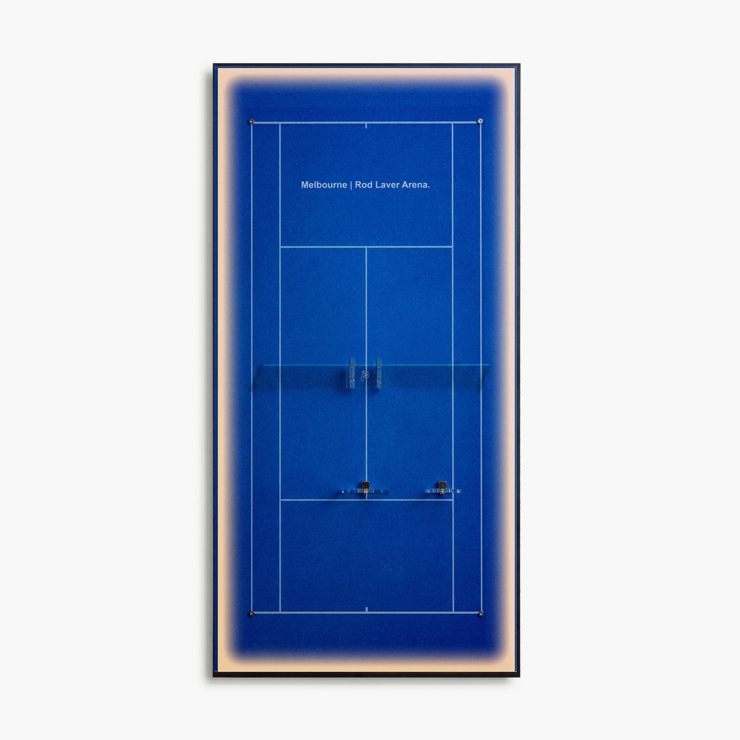 Lighting Tennis Racket Wall Mount Display Frame