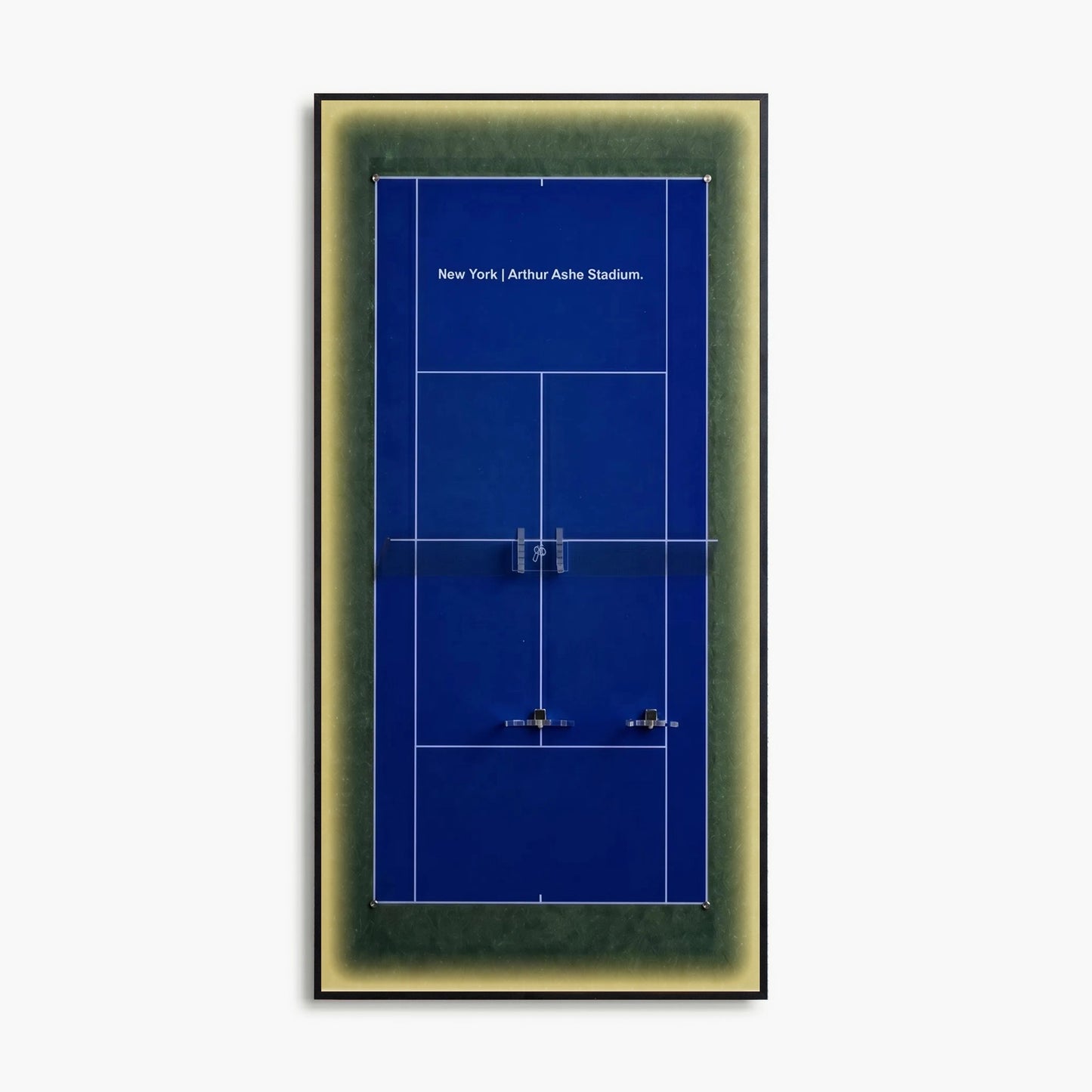 Lighting Tennis Racket Wall Mount Display Frame