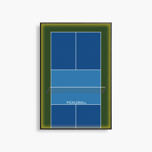 Lighting Pickleball Paddle Display Frame – Court-Inspired Sports Wall Art