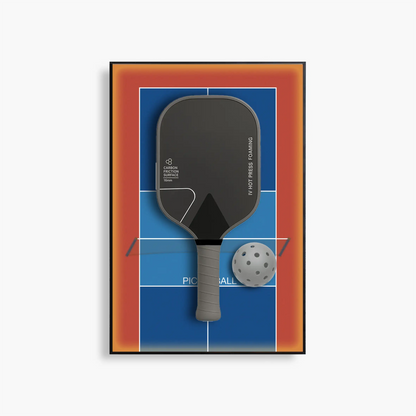Lighting Pickleball Paddle Display Frame – Court-Inspired Sports Wall Art