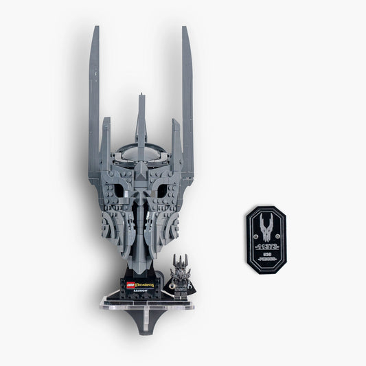 Wall Mount Display for Lego 11373 The Lord of the Rings: Sauron's Helmet
