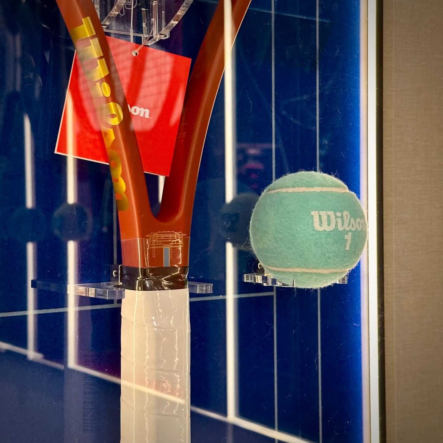 Lighting Tennis Racket Display Frame – Aussie Blue Melbourne