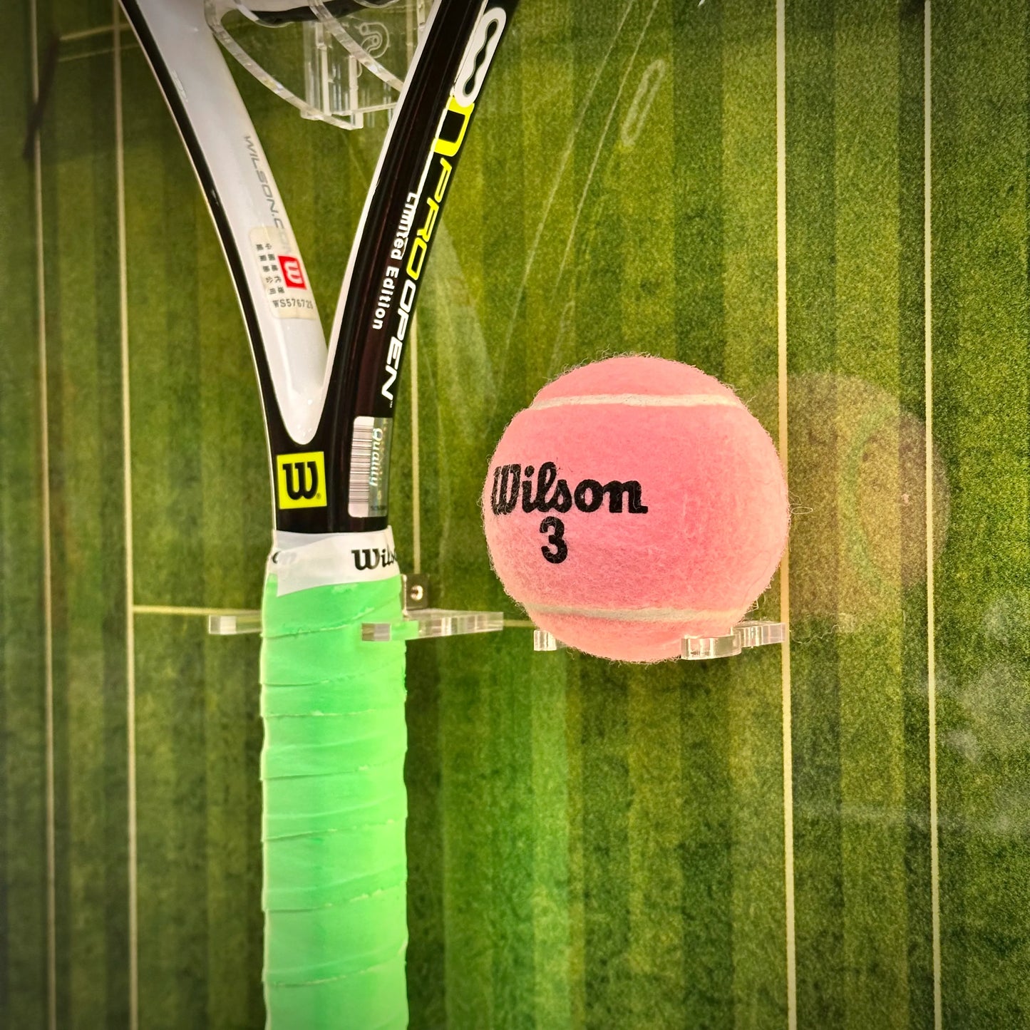 Lighting Tennis Racket Display Frame – Pristine Lawn London