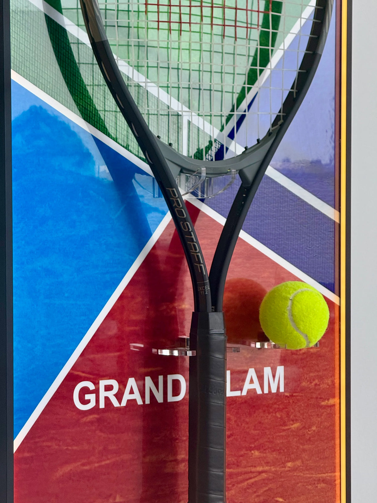 Grand Slam Tennis Racket Display Frame