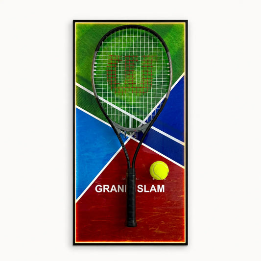Grand Slam Tennis Racket Display Frame