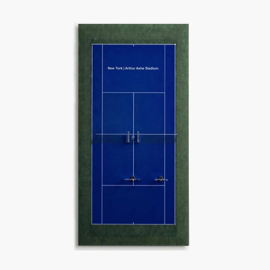 【Premium】Acrylic Tennis Racket Wall Mount Display Board  Empire Hardcourt New York