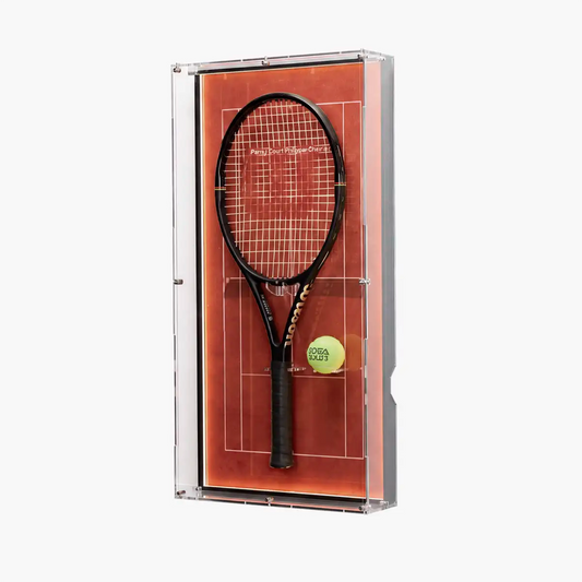 Acrylic Cover for Tenis Racket Display Frame – Ultra Clear & Dustproof