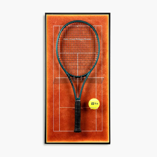Lighting Tennis Racket Display Frame – Classic Clay Paris