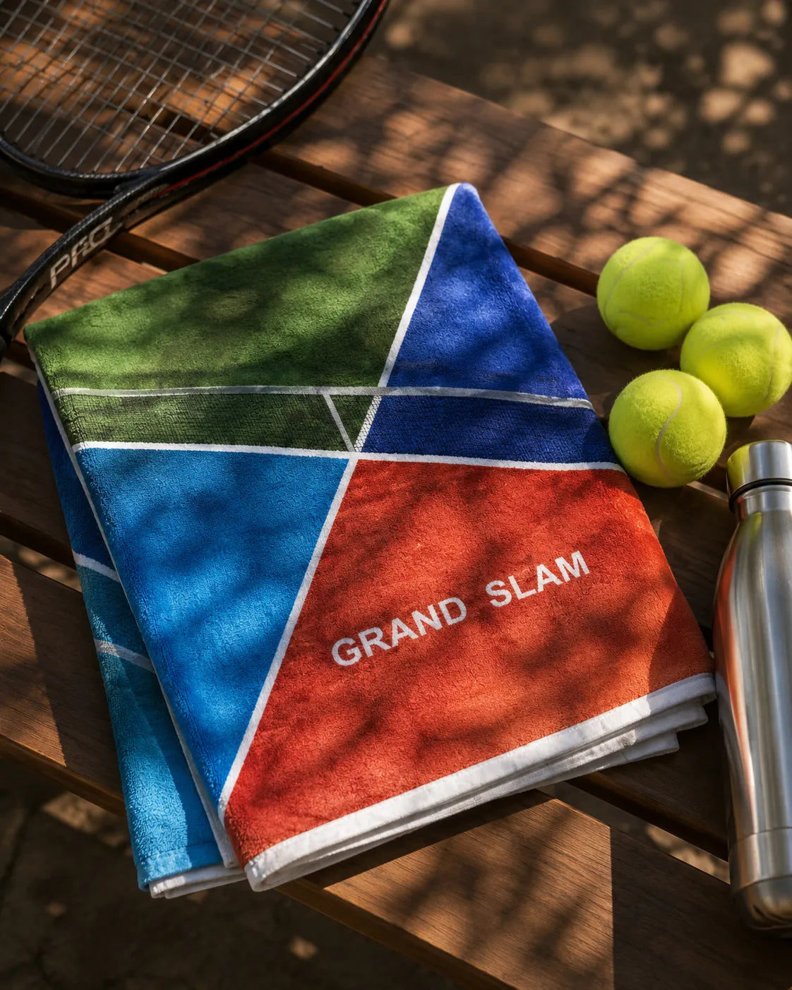 Tennis Sports Towel for Court, Gym & Car Seat Protection