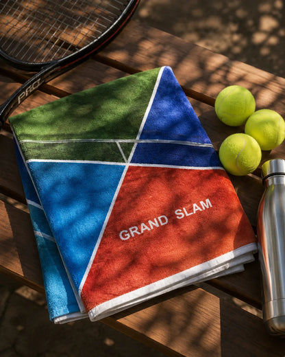 Tennis Sports Towel for Court, Gym & Car Seat Protection
