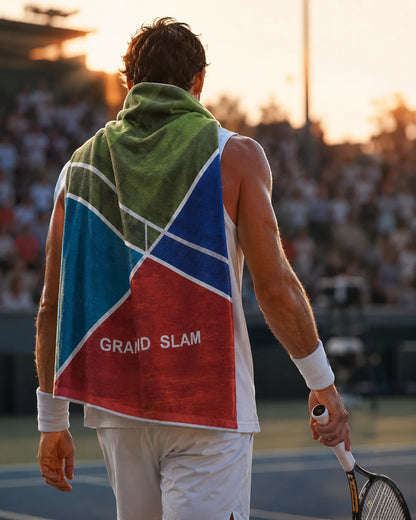 Tennis Sports Towel for Court, Gym & Car Seat Protection