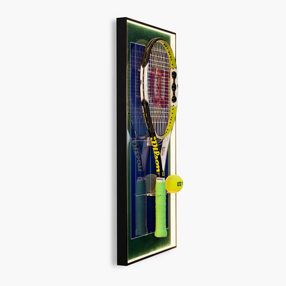 Lighting Tennis Racket Display Frame – Empire Hardcourt New York
