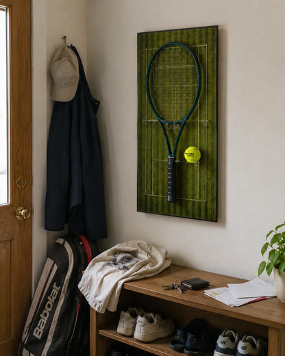 Premium Acrylic Tennis Racket Display– Pristine Lawn London