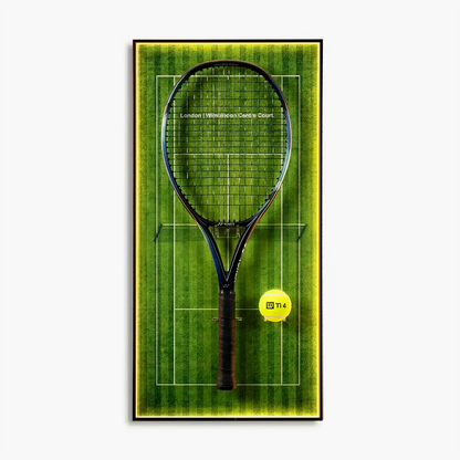 Lighting Tennis Racket Display Frame – Pristine Lawn London